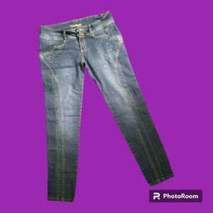 NWOT JW Maxx skinny Rhinestone jeans size XL
